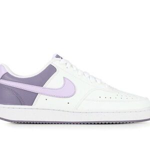 Nike White and Purple Sneakers